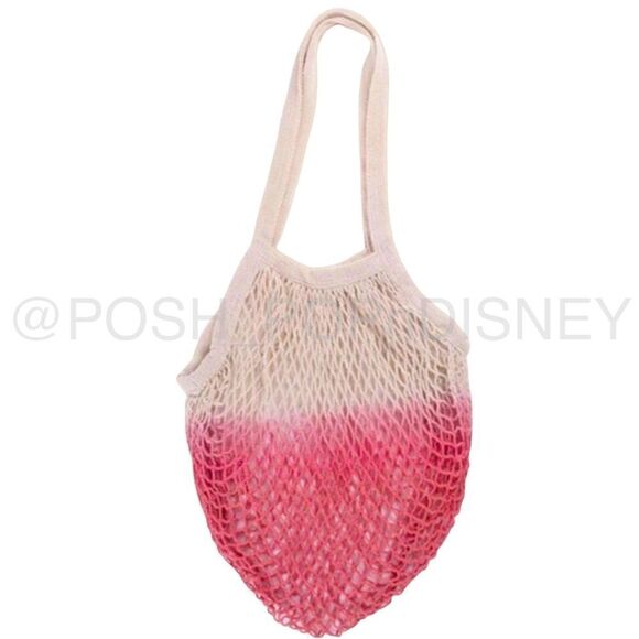 CAMP Collection Dip Dye Pink Ombré boho chic Famers market, beach, Produce bag - Picture 4 of 4